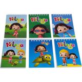 Keskin Color A7 Niloya 42 Yaprak Spiralli Bloknot 140100-89 (48 Li Paket) - Çok Renkli - tek