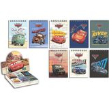 keskin color a7 not defteri spiralli karton kapak kareli 42 yaprak cars 2 140100-33 (48 li paket) - Karışık