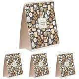 Keskin Color Akademik Masa Takvimi, Kahve, 17.5x20 cm 4lü paket