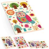 Keskin Color Baykuş Desenli A4 60 Yaprak Çizgili Plastik Kapak Defter