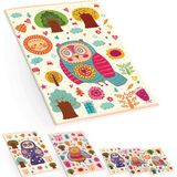 Keskin Color Baykuş Desenli Plastik Kapak A4 60 Yaprak Kareli Defter