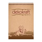 Keskin Color Bloknot A6 Dekokraft Spiralli 80 Yaprak Çizgili