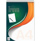 keskin color bloknot (not defteri) a4 40 yaprak spiralli çizgili truva 145501-99 (12 li paket) - Karışık