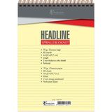 keskin color bloknot (not defteri) a4 80 yaprak çizgili karton kapak spiralli headline 145421-99 (6 lı paket) - Karışık