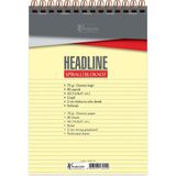 keskin color bloknot (not defteri) a5 80 yaprak çizgili karton kapak spiralli headline 145431-99 (6 lı paket) - Karışık