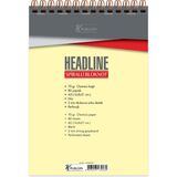 keskin color bloknot (not defteri) a5 80 yaprak çizgisiz karton kapak spiralli headline 145430-99 (6 lı paket) - Karışık