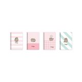 keskin color bloknot not defteri spiralli pusheen a6 80 yaprak çizgili 140400-10 (36 lı paket) - Karışık