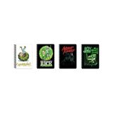 keskin color bloknot not defteri spiralli rick and morty a6 80 yaprak çizgili 140400-11 (36 lı paket) - Karışık