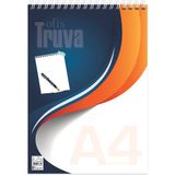 keskin color bloknot truva a4 40 yaprak kareli not defteri 145502-99 (12 li paket) - Karışık