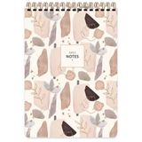 Keskin Color Çakıl Çizgili Spiralli Bloknot Defter