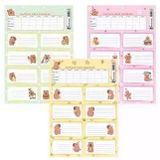 Keskin Color Capy Ders Programlı 3 Lü Okul Etiketi 220130-98