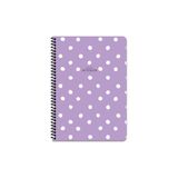 Keskin Color Çizgili 16x22 cm 80 Yaprak Plastik Kapak 60 gr Beyaz Sayfa Puantiye Telli Defter