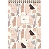 keskin color çizgili 72 yaprak spiralli bloknot - not defteri 17x24cm çakıl 145452-99 (6 lı paket) - Karışık