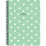 Keskin Color Çizgili Puantiye 16,5 x 22,5 cm - Yeşil Defter
