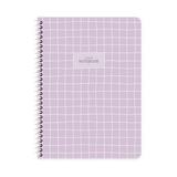 Keskin Color College Spiralli Lila Plastik Kapak 80 Yaprak A4 Çizgili Defter