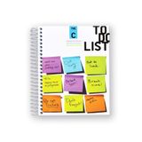 Keskin Color Container To Do List Not Defteri, Çizgili Kağıt, Sert Kapaklı Spiralli, A5, 60 Yaprak