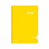 KESKİN COLOR Cool A4 60 Yaprak Kareli PP Kapak Spiralli Defter (321602-99)
