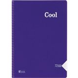 Keskin Color Cool A4 Spiralli Defter 72 Yaprak Kareli Farklı Renk Seçenekleriyle