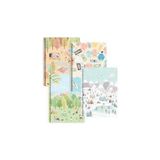 keskin color defter karton kapak spiralli mevsimler 16,5x22,5cm 80 yaprak kareli 387242-99 (karışık renk 1 adet) - Not Defteri