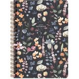 keskin color defter spiralli sert kapak çiçek a5 96 yaprak çizgili 418943-99 - Karışık - Not Defteri