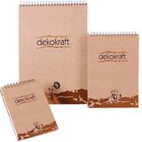 Keskin Color Dekokraft Spiralli Çizgili A4 100 Yp Bloknot