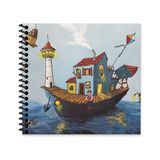 Keskin Color Ezo Sunal 16*15 50 Yp. Düz Sert Kapak Spiralli Defter - No:1 - 1 Adet - --