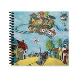 Keskin Color Ezo Sunal 16*15 50 Yp. Düz Sert Kapak Spiralli Defter - No:2 - --