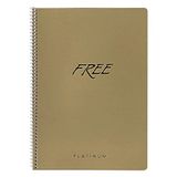 Keskin Color Free Platinum PP Kapak A4 80 Yaprak Çizgili Spiralli Defter