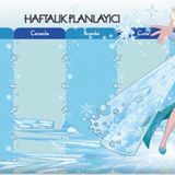 Keskin Color Frozen 12X26Cm Haftalık Planner Blok Masa Üstü Haftalık Planlayıcı (2 Li Paket)