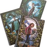 Keskin Color Harry Potter Spiralli Karton Kapak Defter A5 60 Yaprak Kareli (2 Li Paket)