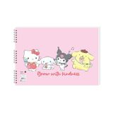 Keskin Color Hello Kitty and Friends 25x35 15 Yaprak Spiralli Resim Defteri