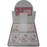 keskin color hello kitty and friends a7 42 yaprak çizgili spiralli bloknot not defteri 140100-13 (48 li paket) - Karışık