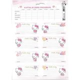 Keskin Color Hello Kitty And Friends Okul Etiketi Ders Programlı 3 Lü 220130-13 - --