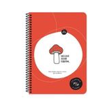 Keskin Color Hisli Şeyler 18.5 x 25 80 Yaprak Çizgili Defter - Vallahi Zehir Gibiyim. - Kırmızı - yok