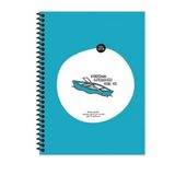 Keskin Color Hisli Şeyler 18.5 x 25 80 Yaprak Kareli Küreğinin Götürdüğü Yere Git. Mavi Defter