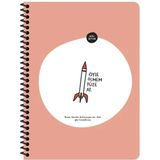 Keskin Color Hisli Şeyler 18.5X25 Kareli Öyle Ölmem Füze At Defter