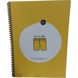 Keskin Color Hisli Şeyler 18,5X25 80 Yaprak Çizgili Spiralli Karton Kapak Hafif Kağıt Stickerli Defter- Lıfe Is Şort