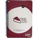 Keskin Color Hisli Şeyler 2024 Haftalık Ajanda Stickerlı 13 cm x 19 5 cm 831263 - DÜNYANIN EN TATLISI