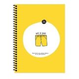 Keskin Color Hisli Şeyler 80 Yaprak Kareli Life Is Şort Sarı Yok -18,5x25 Defter