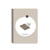 Keskin Color Hisli Şeyler - Bi Salın 18,5X25cm 80 Yaprak Kareli Not Defteri 500592-99