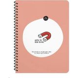 Keskin Color Hisli Şeyler - Hepsi De Beni Bulur 16,5X22,5CM 80 Yaprak Çizgili Not Defteri 500522-99 - Karışık