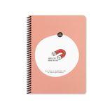 Keskin Color Hisli Şeyler Spiralli Hepside Beni Bulur Karton Kapak 80 Yaprak 16,5x22,5 cm Kareli Defter