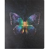 Keskin Color Kareli Bind-Note Butterfly Mor 13 x 16.5 cm Defter