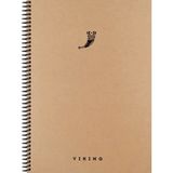 Keskin Color Kareli La Plume Viking Borazan 17 x 24 cm - Renkli Defter