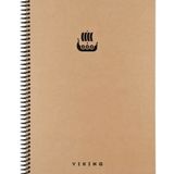 Keskin Color Kareli La Plume Viking Gemi 17 x 24 cm - Renkli Defter