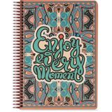 Keskin Color Kareli Sert Kapak Wallart Enjoy Very Moment 17x24 cm Spiralli Defter