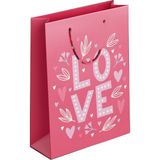keskin color karton çantası (hediye çantası) 240 x 315 x 100 mm d3 love 170015-99 (12 li paket) - Yok