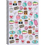 Keskin Color Kekin A4 80 Yaprak Çizgili Pp Kapak Spr.Sweet Fun Defter