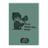 Keskin Color Keskin 12*17 Kuşe Kapak Anne Sözleri Not Defteri - Biraz Büyük Sözü Dinle! - 1 Adet - --