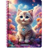 Keskin Color Keskin 16,5 x 22,5 Çizgili Pp Kapak Sevimli Hayvanlar Spiralli Defter - Kedi - 1 Adet - --